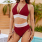 💜 LAST DAY PROMOTION - 50%OFF💜 💥50K+ SOLD!-👙High Waisted Tummy Control Color Block Bikini Sets