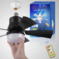 ⏳SUMMER SALE 60% OFF🔥40W LED Ceiling Fan Light – 20.5” Ultra-Quiet with Remote 🎯 | E27 + FREE B22 Adapter 🔌 | For Bedroom 😴, Kitchen 👩‍🍳 & Garage 🛠️ – UK Ready! 🇬🇧