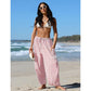 ⏰2026 Summer Hot Sale 50% OFF🌊✨Women's Wide Leg Gingham Striped Plaid Pants🏖️-Casual Barrel Loose Drawstring Pants with Pockets☀️