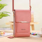 💜 LAST DAY PROMOTION - 50%OFF💜👜📱 Simple and elegant women's touchscreen crossbody phone wallet