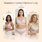 💜 LAST DAY PROMOTION - 50%OFF💜 💕Jelly Wireless Womens Comfortable Wireless Bras Push Up Bralettes Seamless Tshirts Bras Deep V Everyday Bras