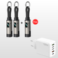 🔥HOT SALE 50% OFF🔥4-in-1 Digital Display Keychain Charging Cable
