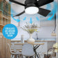 ⏳SUMMER SALE 60% OFF🔥40W LED Ceiling Fan Light – 20.5” Ultra-Quiet with Remote 🎯 | E27 + FREE B22 Adapter 🔌 | For Bedroom 😴, Kitchen 👩‍🍳 & Garage 🛠️ – UK Ready! 🇬🇧
