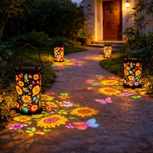 🥳2026 HOT SALE🥳💞50K+ SOLD!🌼💛 50% OFF! Solar-Powered Sunflower Lantern🏵️