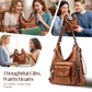🔥50% OFF | Women's Convertible Multi-Pocket Shoulder Bag - 3 Ways to Wear 🎒