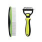 🔥Last Day 50% OFF🔥Professional Double-Sided Pet Grooming Rake ✨ Undercoat Deshedding Tool for Dogs & Cats 🐶🐱