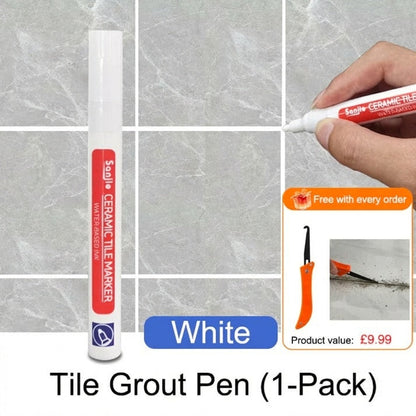 💜LAST DAY - BUY 1 GET 1 FREE💜🖌️ Anti-Mould & Waterproof Joint Pen for Ceramic Tiles! 🧱