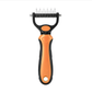 🔥Last Day 50% OFF🔥Professional Double-Sided Pet Grooming Rake ✨ Undercoat Deshedding Tool for Dogs & Cats 🐶🐱