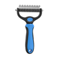 🔥Last Day 50% OFF🔥Professional Double-Sided Pet Grooming Rake ✨ Undercoat Deshedding Tool for Dogs & Cats 🐶🐱