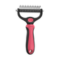 🔥Last Day 50% OFF🔥Professional Double-Sided Pet Grooming Rake ✨ Undercoat Deshedding Tool for Dogs & Cats 🐶🐱