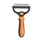 🔥Last Day 50% OFF🔥Professional Double-Sided Pet Grooming Rake ✨ Undercoat Deshedding Tool for Dogs & Cats 🐶🐱