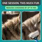 🔥Last Day 50% OFF🔥Professional Double-Sided Pet Grooming Rake ✨ Undercoat Deshedding Tool for Dogs & Cats 🐶🐱