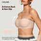 💜 LAST DAY PROMOTION - 50%OFF💜 💞Womens Strapless Wireless Padded Bandeau Bra