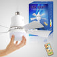 ⏳SUMMER SALE 60% OFF🔥40W LED Ceiling Fan Light – 20.5” Ultra-Quiet with Remote 🎯 | E27 + FREE B22 Adapter 🔌 | For Bedroom 😴, Kitchen 👩‍🍳 & Garage 🛠️ – UK Ready! 🇬🇧
