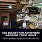 ⏳SUMMER SALE 60% OFF🔥40W LED Ceiling Fan Light – 20.5” Ultra-Quiet with Remote 🎯 | E27 + FREE B22 Adapter 🔌 | For Bedroom 😴, Kitchen 👩‍🍳 & Garage 🛠️ – UK Ready! 🇬🇧