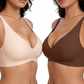 💜 LAST DAY PROMOTION - 50%OFF💜 💕Jelly Wireless Womens Comfortable Wireless Bras Push Up Bralettes Seamless Tshirts Bras Deep V Everyday Bras