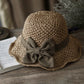 🔥 Hot sale 50% OFF🔥Elegant Woven Straw Sun Hat with Bow