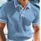 💜 LAST DAY PROMOTION - 50%OFF💜🤍Summer Casual Short Sleeve Polo Shirt – Premium Knit, Contrast Tipping, Breathable🏌️