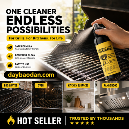 🎇Super discount！Super Practical Cleaner.Universal BBQ Cleaner for Greasy Grills