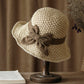 🔥 Hot sale 50% OFF🔥Elegant Woven Straw Sun Hat with Bow