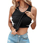 💜 LAST DAY PROMOTION - 50%OFF💜Ribbed Stretchy Tank Top with Shelf Bra