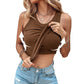 💜 LAST DAY PROMOTION - 50%OFF💜Ribbed Stretchy Tank Top with Shelf Bra