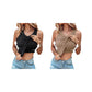 💜 LAST DAY PROMOTION - 50%OFF💜Ribbed Stretchy Tank Top with Shelf Bra