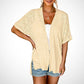 💜 LAST DAY PROMOTION - 50%OFF💜 2026 New Stylish Flowy Short Sleeve Cardigan