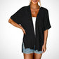 💜 LAST DAY PROMOTION - 50%OFF💜 2026 New Stylish Flowy Short Sleeve Cardigan