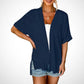 💜 LAST DAY PROMOTION - 50%OFF💜 2026 New Stylish Flowy Short Sleeve Cardigan