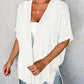 💜 LAST DAY PROMOTION - 50%OFF💜 2026 New Stylish Flowy Short Sleeve Cardigan