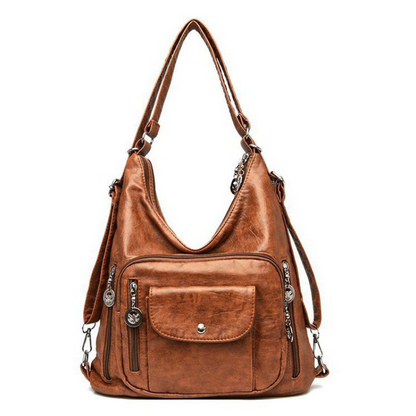 🔥50% OFF | Women's Convertible Multi-Pocket Shoulder Bag - 3 Ways to Wear 🎒