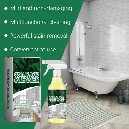 🥳2026 HOT SALE🥳💞50K+ SOLD!💥🔬 【CLEARANCE!】Molecular-Level Cleaning Tech! Oxalic Acid Bathroom Cleaner Dissolves Rust & Limescale