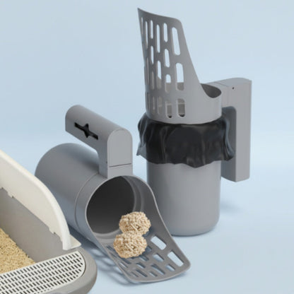 🎁2026 New Arrivals 50% OFF💥Self-Cleaning Litter Scoop with Waste Bin – Easy One-Handed Use 🧹🗑️ 【Don‘t Miss Out】