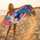 🏖️Summer Hot Sale ⚡50K+ SOLD!🌞🌊2-in-1 Printed Beach Towel Backpack