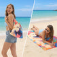 🏖️Summer Hot Sale ⚡50K+ SOLD!🌞🌊2-in-1 Printed Beach Towel Backpack