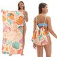 🏖️Summer Hot Sale ⚡50K+ SOLD!🌞🌊2-in-1 Printed Beach Towel Backpack