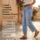 Women's High-Waisted Cropped Jeans