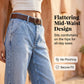 Women's High-Waisted Cropped Jeans