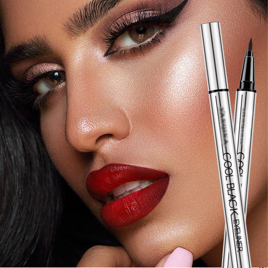 💜 LAST DAY PROMOTION - 50%OFF💜 Waterproof Smudge-Proof Eyeliner – 24HR Intense Black Precision!