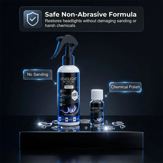 💜 LAST DAY PROMOTION - 50%OFF💜Professional Car Headlight Restoration Kit