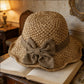 🔥 Hot sale 50% OFF🔥Elegant Woven Straw Sun Hat with Bow