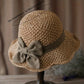 🔥 Hot sale 50% OFF🔥Elegant Woven Straw Sun Hat with Bow