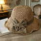 🔥 Hot sale 50% OFF🔥Elegant Woven Straw Sun Hat with Bow