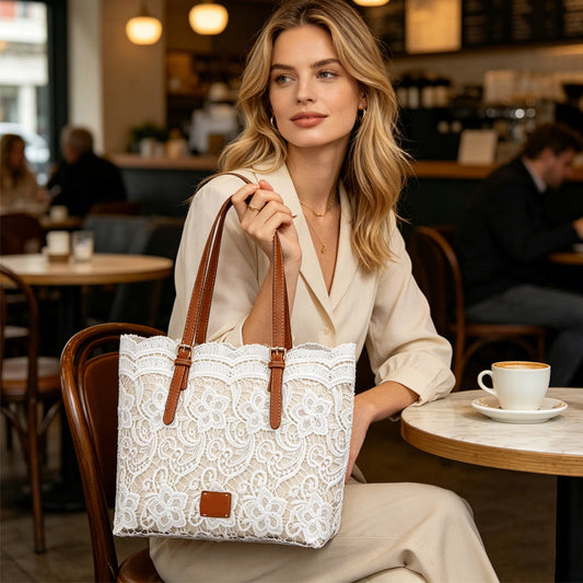 💜 LAST DAY PROMOTION - 50%OFF💜Vintage Lace Shoulder Bag – Elegant Crossbody Purse for Every Occasion 🤍