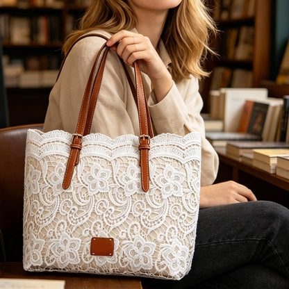 💜 LAST DAY PROMOTION - 50%OFF💜Vintage Lace Shoulder Bag – Elegant Crossbody Purse for Every Occasion 🤍
