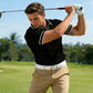 💜 LAST DAY PROMOTION - 50%OFF💜🤍Summer Casual Short Sleeve Polo Shirt – Premium Knit, Contrast Tipping, Breathable🏌️