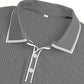 💜 LAST DAY PROMOTION - 50%OFF💜🤍Summer Casual Short Sleeve Polo Shirt – Premium Knit, Contrast Tipping, Breathable🏌️