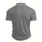 💜 LAST DAY PROMOTION - 50%OFF💜🤍Summer Casual Short Sleeve Polo Shirt – Premium Knit, Contrast Tipping, Breathable🏌️