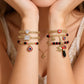 💜 LAST DAY PROMOTION - 50%OFF💜Bohemian Evil Eye & Elephant Charm Bracelet